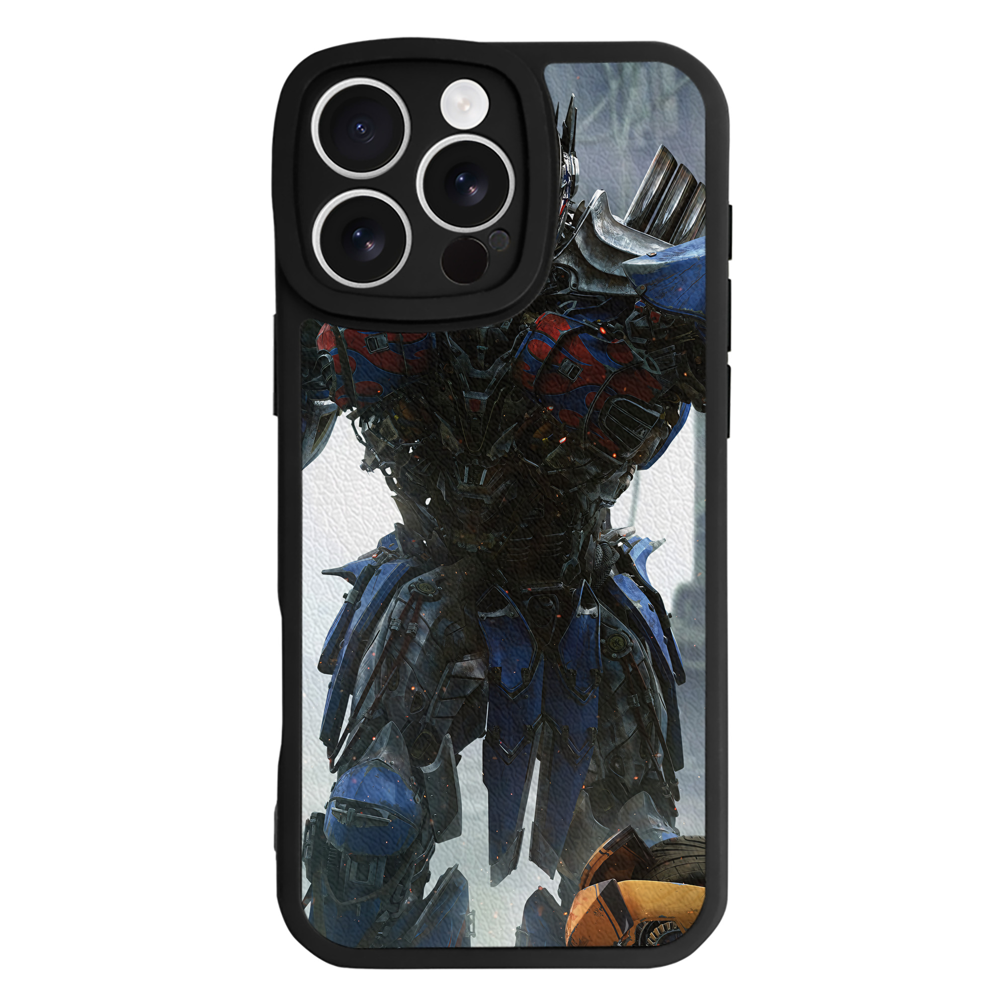 （画像用） Transformers トランスフォーマー 【iPhone 16シリーズ対応】シリコンスマホケース（レザー調） 材質：シリコン